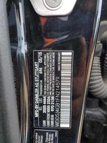 2015 MERCEDES-BENZ CLA 250 4M - WDDSJ4GB1FN214579