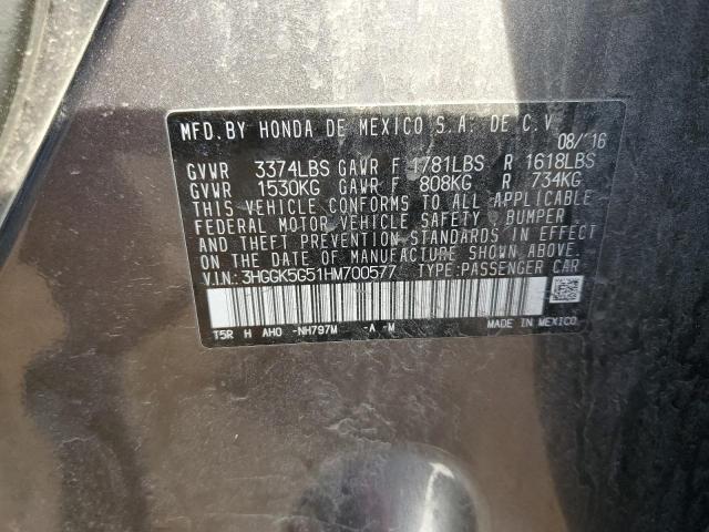 2017 HONDA FIT LX - 3HGGK5G51HM700577