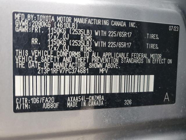2023 TOYOTA RAV4 XLE - 2T3P1RFV7PC374681