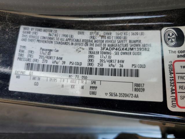 2018 FORD FIESTA ST - 3FADP4GX4JM139382