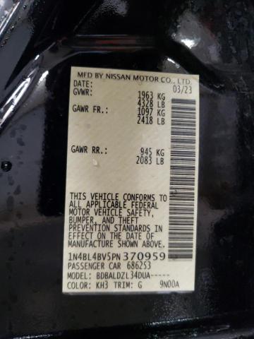 2023 NISSAN ALTIMA S - 1N4BL4BV5PN370959