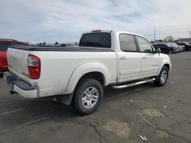 TOYOTA TUNDRA DOU 2006 white crew pic gas 5TBDT48176S502841 photo #4