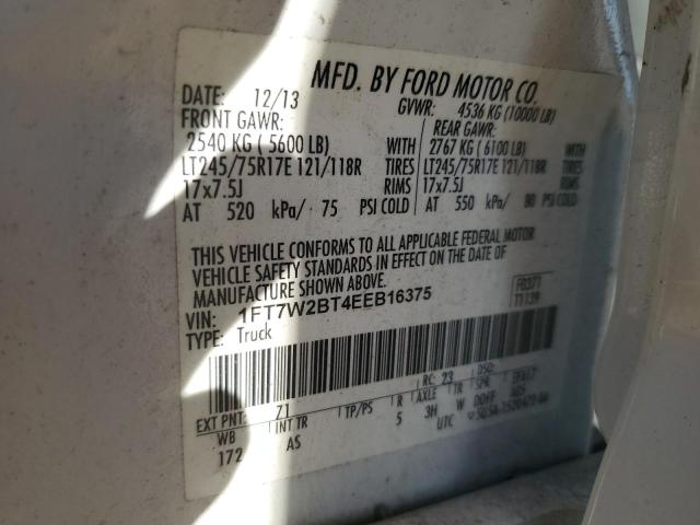 2014 FORD F250 SUPER - 1FT7W2BT4EEB16375