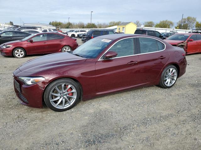 ALFA ROMEO GIULIA 2019 maroon  gas ZARFAMAN7K7609661 photo #1