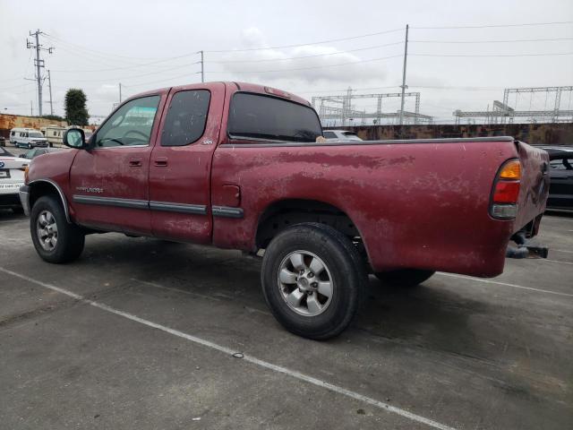 TOYOTA TUNDRA ACC 2001 burgundy  gas 5TBRN341X1S215101 photo #3