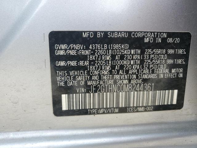 2021 SUBARU CROSSTREK - JF2GTHNC0M8244361