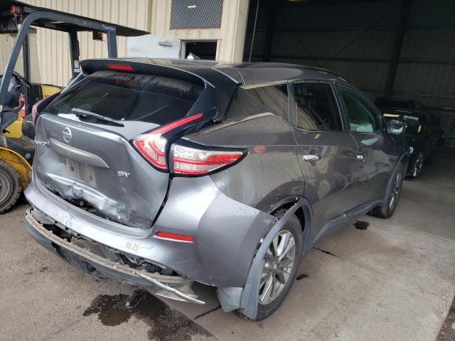 NISSAN MURANO S 2015 gray 4dr spor gas 5N1AZ2MG2FN241367 photo #4