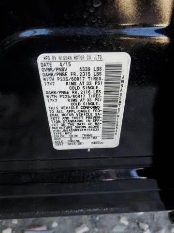 2015 NISSAN ROGUE SELE - JN8AS5MTXFW156539