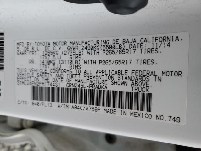 2015 TOYOTA TACOMA DOU - 3TMLU4EN2FM174431