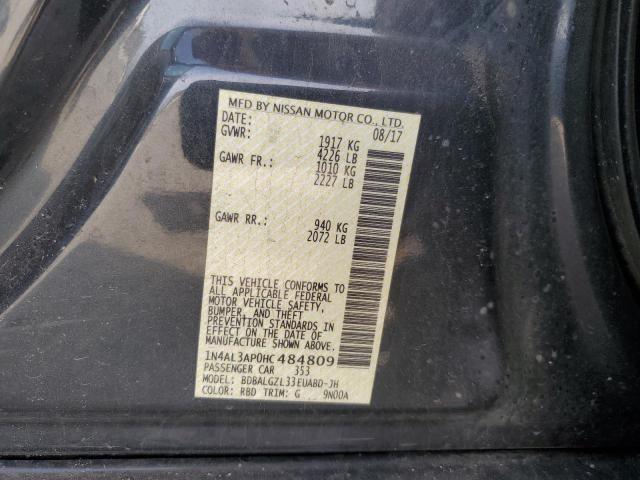 2017 NISSAN ALTIMA 2.5 - 1N4AL3AP0HC484809