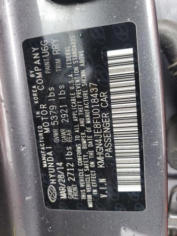 2015 HYUNDAI GENESIS 3. - KMHGN4JE8FU018437