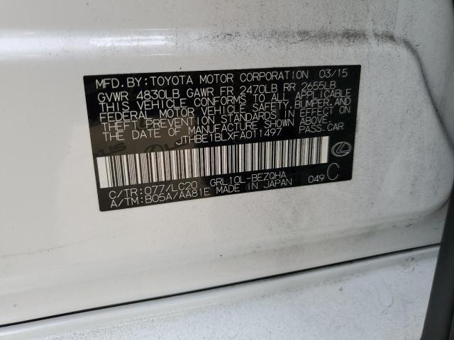 2015 LEXUS GS 350 JTHBE1BLXFA011497