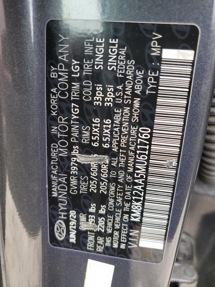 Lot #3149900635 2021 HYUNDAI KONA SE