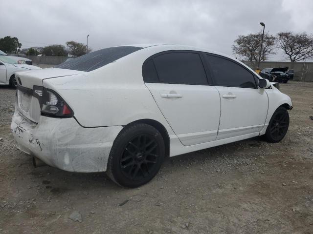 HONDA CIVIC LX 2009 white  gas 19XFA16569E048574 photo #4