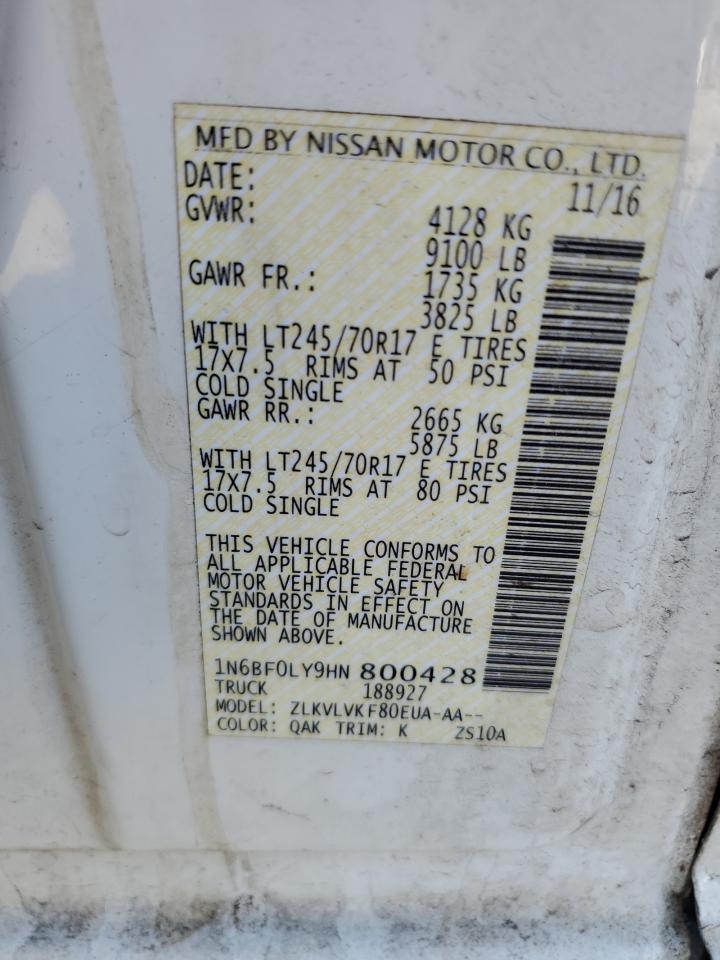 NISSAN NV2500 2500 S