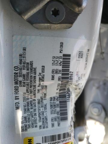2015 FORD FUSION SE - 1FA6P0H75F5118862