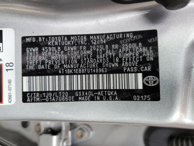 2015 TOYOTA AVALON XLE - 4T1BK1EB8FU148963