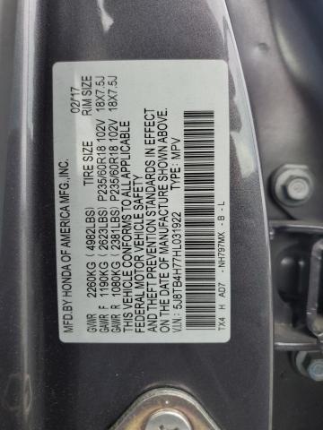 2017 ACURA RDX ADVANC - 5J8TB4H77HL031922