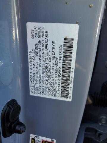 2023 HONDA RIDGELINE - 5FPYK3F79PB001508
