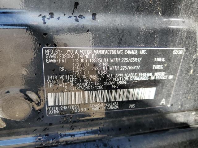 2021 TOYOTA RAV4 LE - 2T3G1RFV0MC171286