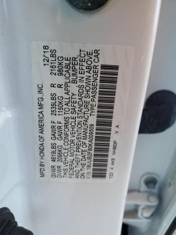 2019 ACURA TLX ADVANC - 19UUB2F80KA009509