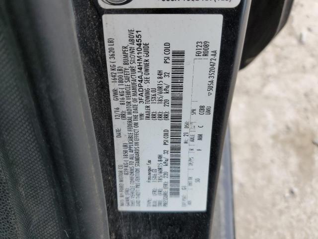 2017 FORD FIESTA S - 3FADP4AJ4HM104551