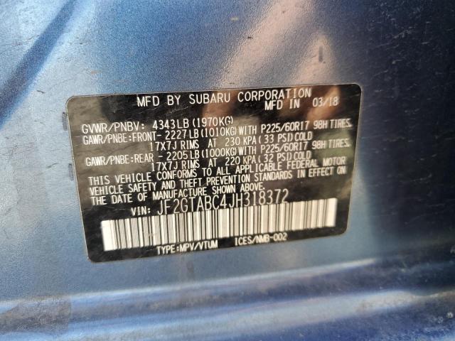 2018 SUBARU CROSSTREK JF2GTABC4JH318372