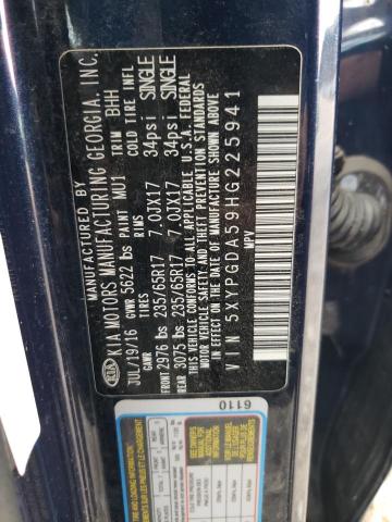 2017 KIA SORENTO LX - 5XYPGDA59HG225941