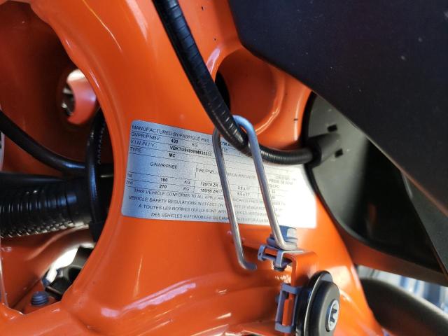 2022 KTM 890 DUKE R VBKTU9409NM830233