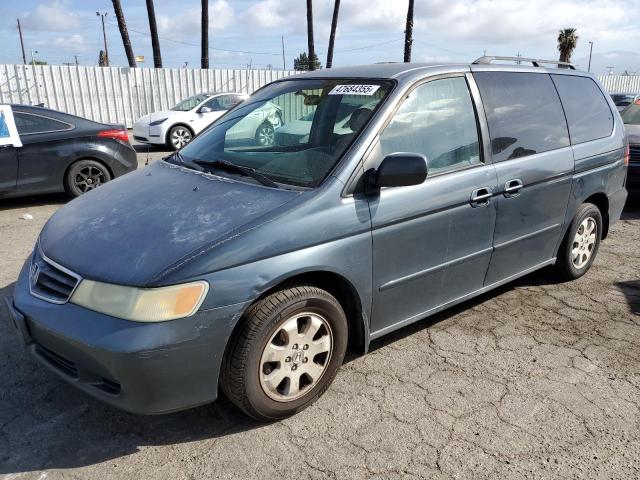 HONDA ODYSSEY EX 2003 gray  gas 5FNRL18063B099051 photo #1