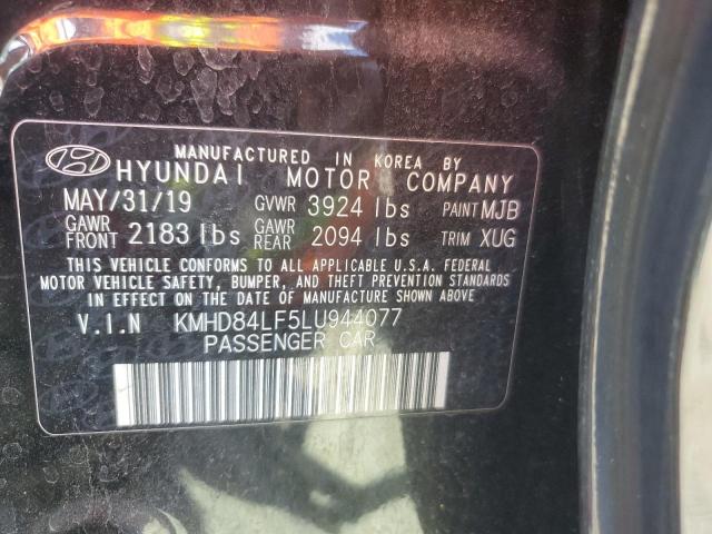 2020 HYUNDAI ELANTRA SE - KMHD84LF5LU944077