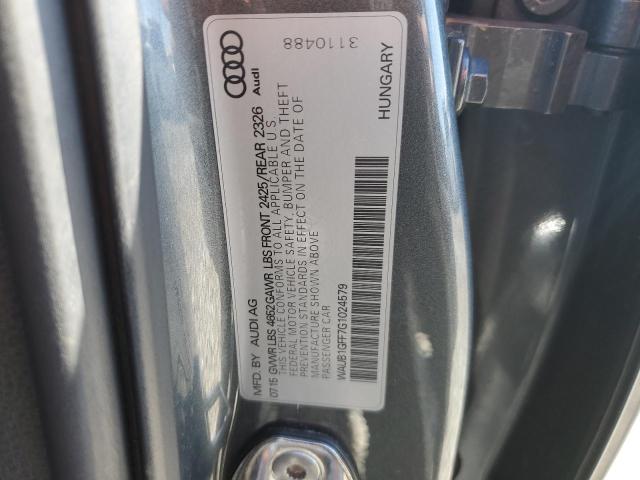 2016 AUDI S3 PREMIUM WAUB1GFF7G1024579