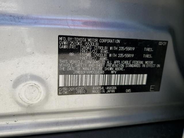 2021 TOYOTA RAV4 PRIME - JTMEB3FVXMD024048