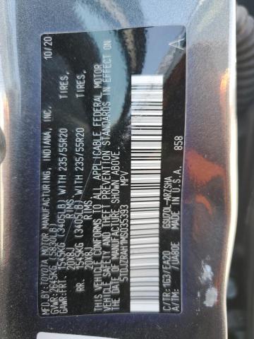 2021 TOYOTA HIGHLANDER - 5TDJZRAH1MS035393