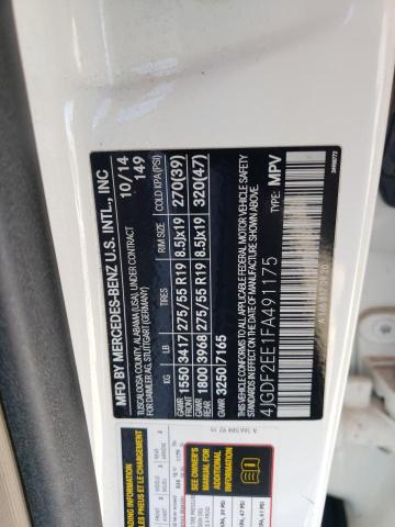 2015 MERCEDES-BENZ GL 350 BLU - 4JGDF2EE1FA491175