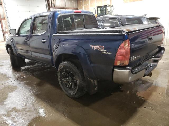 TOYOTA TACOMA DOU 2008 blue crew pic gas 5TELU42N68Z550526 photo #3