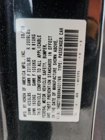 2017 HONDA ACCORD EXL - 1HGCT1B86HA001786