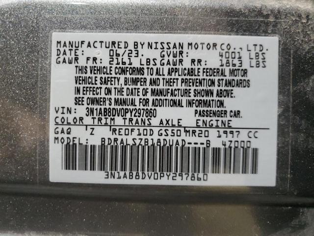 2023 NISSAN SENTRA SR - 3N1AB8DV0PY297860