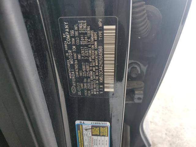 2017 HYUNDAI TUCSON - KM8J3CA42HU564568