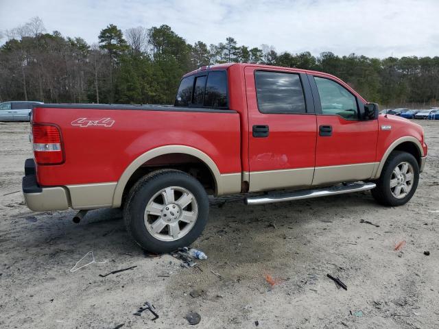 FORD F150 SUPER 2007 red  gas 1FTPW145X7FB66588 photo #4