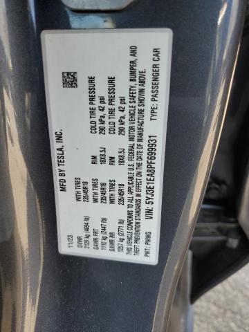 2023 TESLA MODEL 3 - 5YJ3E1EA8PF699931