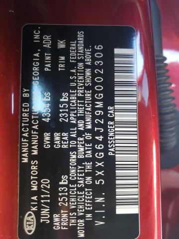 2021 KIA K5 GT LINE - 5XXG64J29MG002306