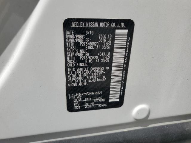 2019 NISSAN ARMADA PLA - JN8AY2NE3K9758821