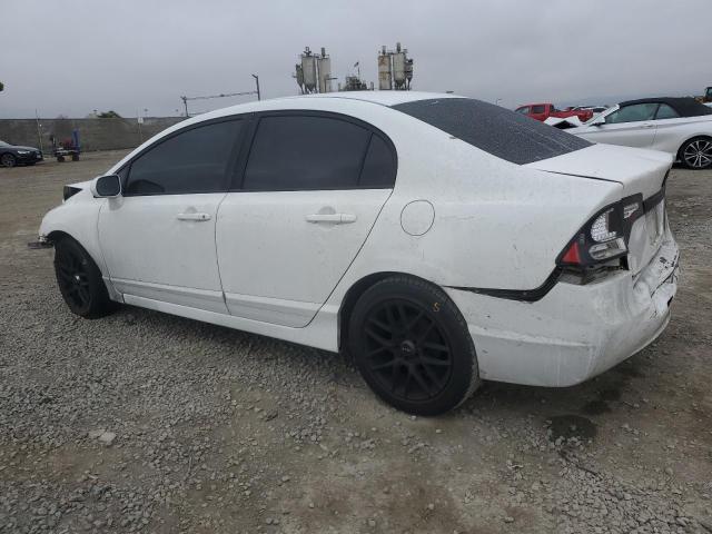 HONDA CIVIC LX 2009 white  gas 19XFA16569E048574 photo #3