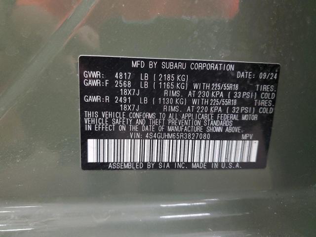 2024 SUBARU CROSSTREK - 4S4GUHM65R3827080
