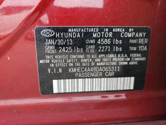 2013 HYUNDAI SONATA HYB - KMHEC4A48DA065311