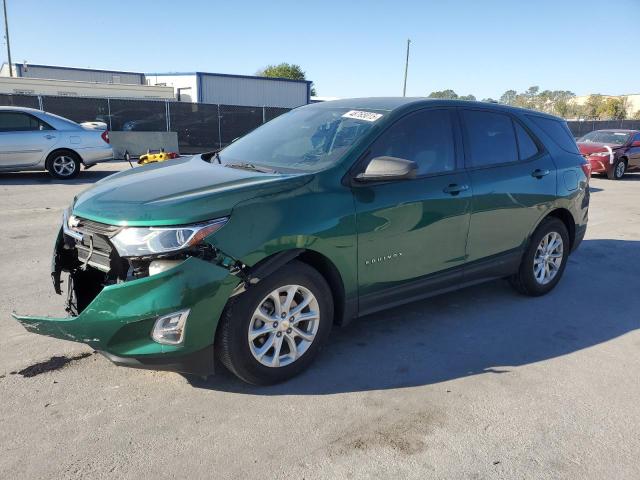 CHEVROLET EQUINOX LS 2018 green  gas 2GNAXHEV1J6239589 photo #1