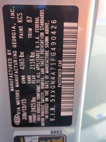 2015 KIA OPTIMA EX - 5XXGN4A71FG490426