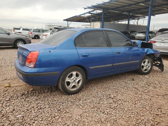 HYUNDAI ELANTRA GL 2004 blue  gas KMHDN46D64U795716 photo #4