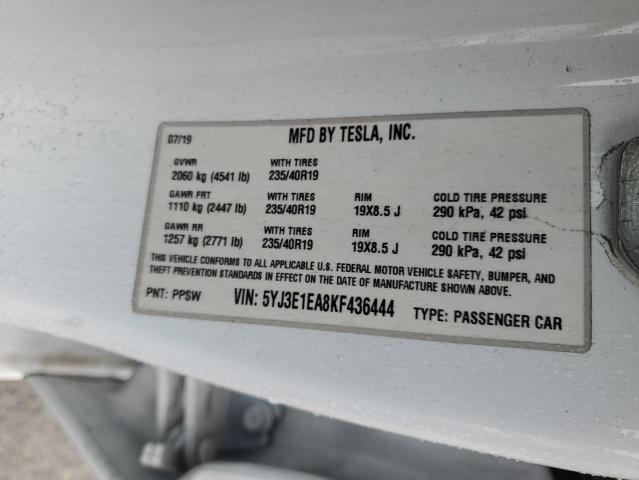 2019 TESLA MODEL 3 - 5YJ3E1EA8KF436444